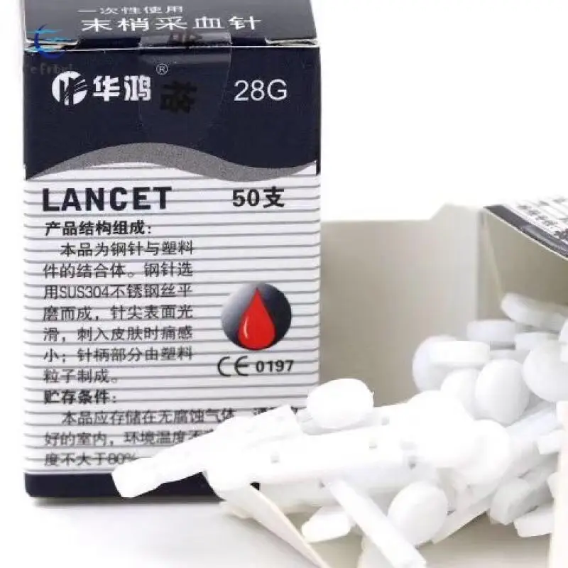 Flat Blood Lancet Needle Softclix 50\'s Suitable for Accu chek Performa/Guide/Active/Instant - Replacement for Accu-chek Softclix