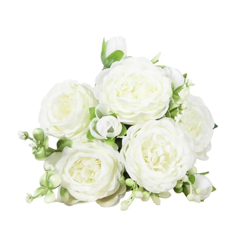 

Christmas Decoration Artificial Peony Flowers Realistic Artificial Plants Artificial Flowers Wedding Party Flowers