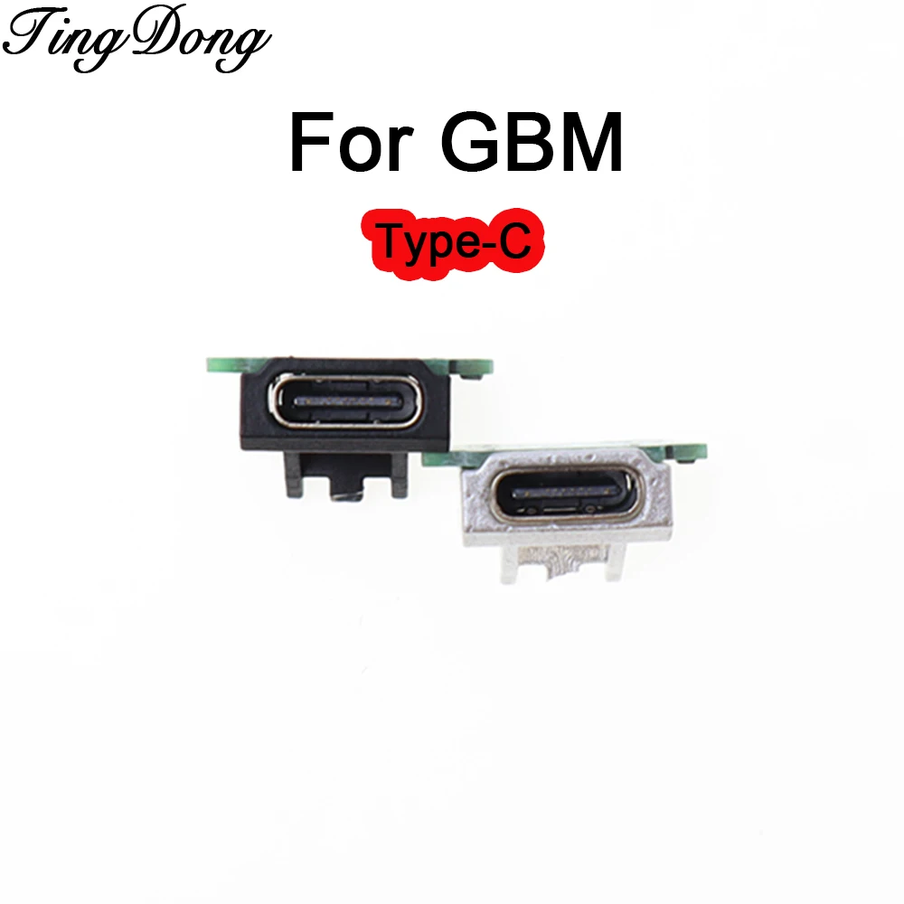 1PCS Typ-C Lade Port Für GBM Spielkonsole Micro USB zu Typ-C Geändert Buchse