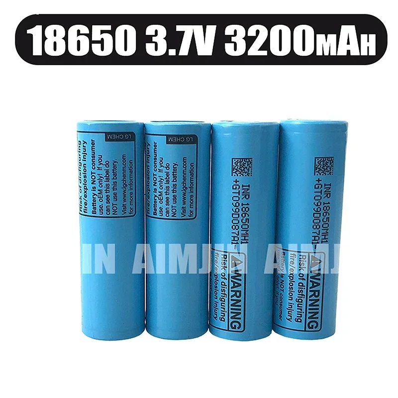 100% Original 3.7V 18650 MH1 3200mah Lithium Rechargeable Battery For Drone Power Tools Flashlight 10A Discharge