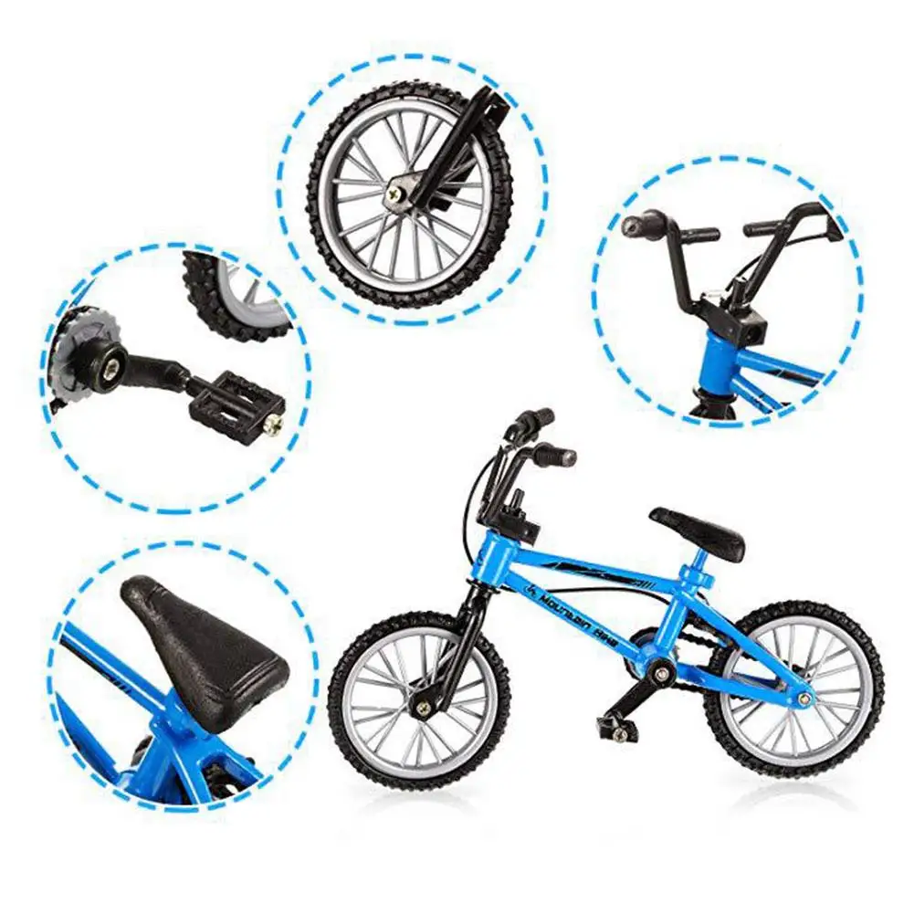 Mini Legering Fietsmodel Speelgoed Simulatie Mountainbike Vingerfiets Creativiteit Wetenschapsonderwijs Speelgoed Decoratief item voor cadeau