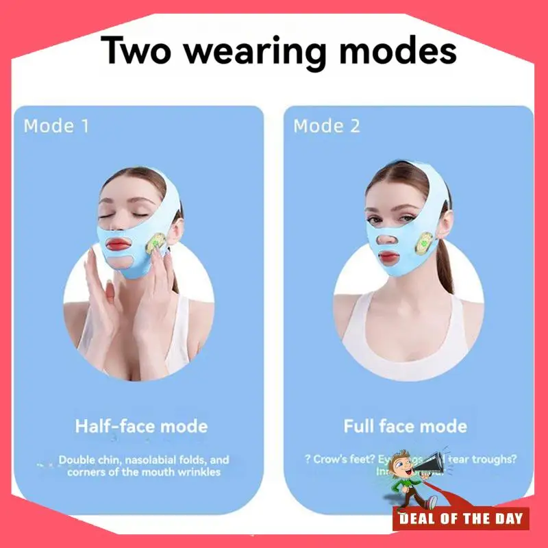 Dispositivo de pulso EMS Facial de entrega en 24 horas, dispositivo de belleza de vendaje Facial en forma de V reafirmante y levantador, máquina de adelgazamiento Facial