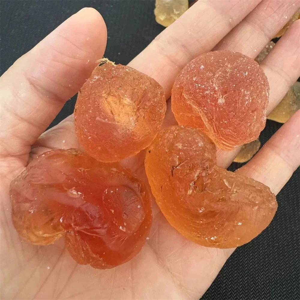 Natural Fat Ambers Fire-free Aroma Resin Crystal Rough Aroma Stone Diffuser Raw Amber Stone Ornaments Healing Energy Collection