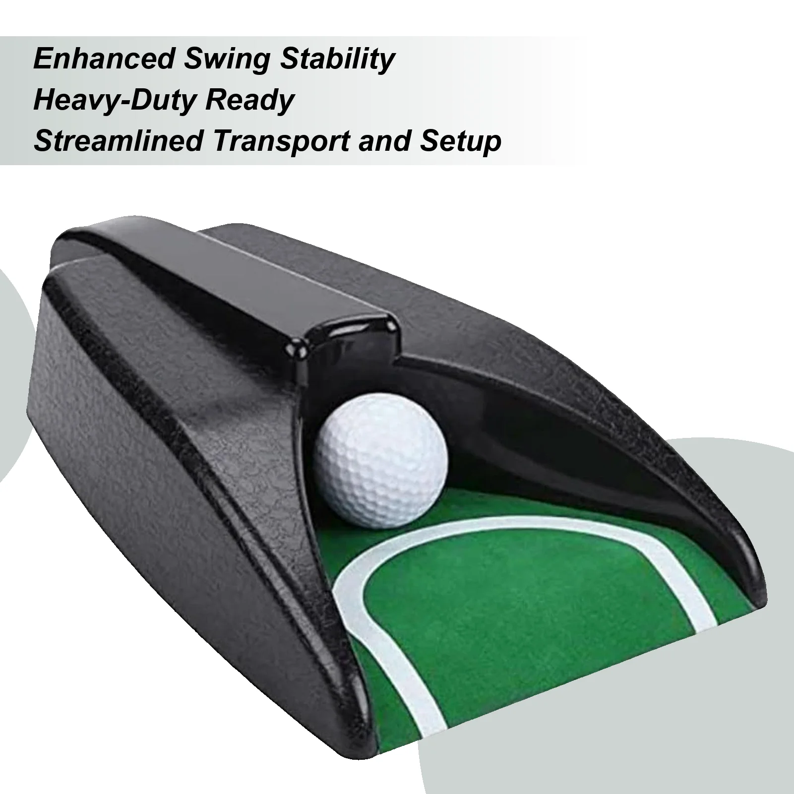 

Putting Ball Return Foldable Quick Response Adjustable Angle Training Aid Automatic Golf Machine For Golf Enthusiasts Beginners