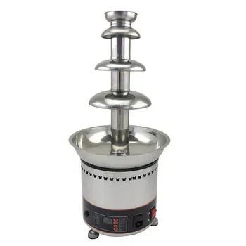 110V/220V 4 Tiers Stainless Steel Commercial Chocolate Fountain Chocolate Fondue Machine Chocolate Machine for Hotel  CE ROHS