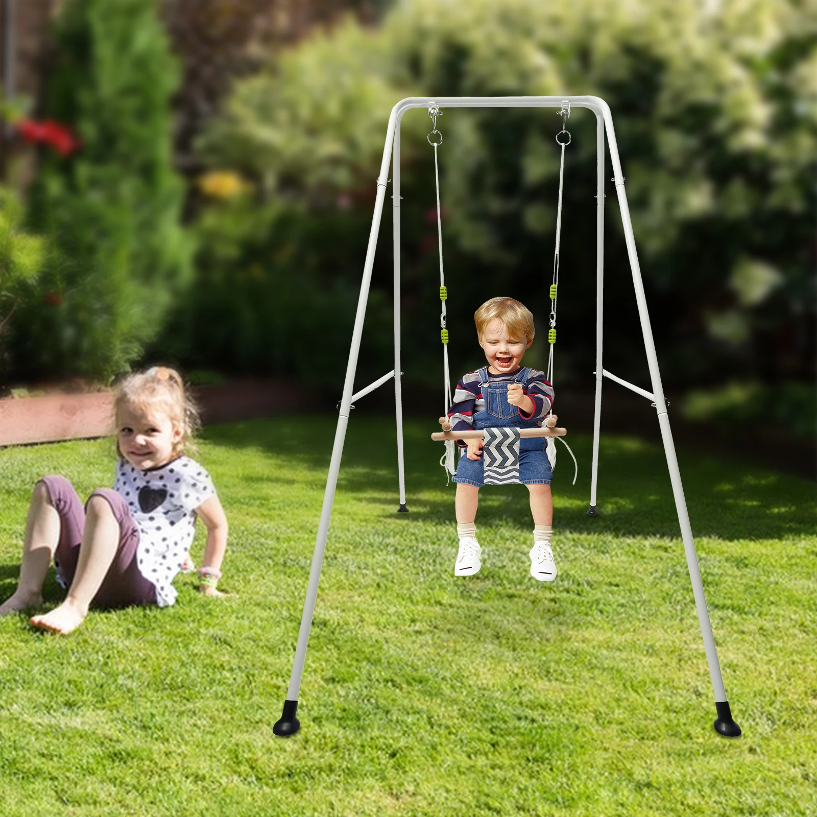 

Baby Outdoor Suspension Swing Parent-child Interaction Solid Indoor Swing Game Cotton Pad Children Furniture