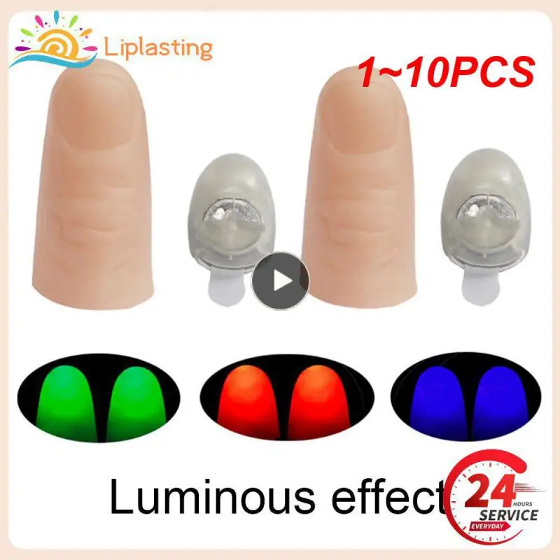 

1~10PCS Thumb Tip Tricks Magician Accessory Close Up Illusions Gimmick Mentalism Prop Fake Thumb Tip Silk Vanish Magia