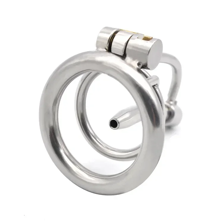 Delay Lock Chastity Cage Stainless Steel Urethral Sounding Probe Device Penis Rings For Men Cock Plug Sex Toys Male Masturbator