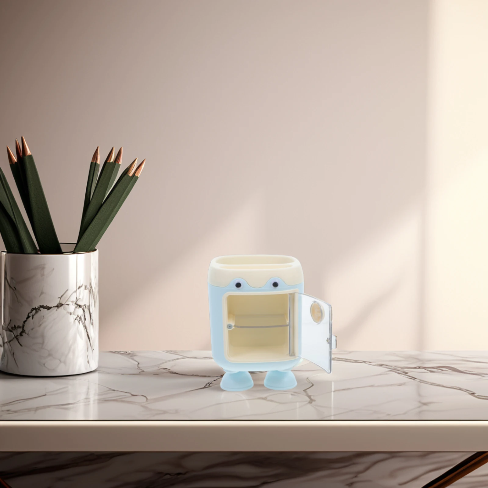 

Pen Holder Stationery Box Pencil Case Desk Cute Desktop Decor Aesthetic Pp Funny Kawaii