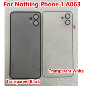 Bilashmart Original 6.55 Back Battery Cover Glass Housing Nothing Phone 1 / Phone One A063 Case + Camera Lens Mobile Lid Replacement