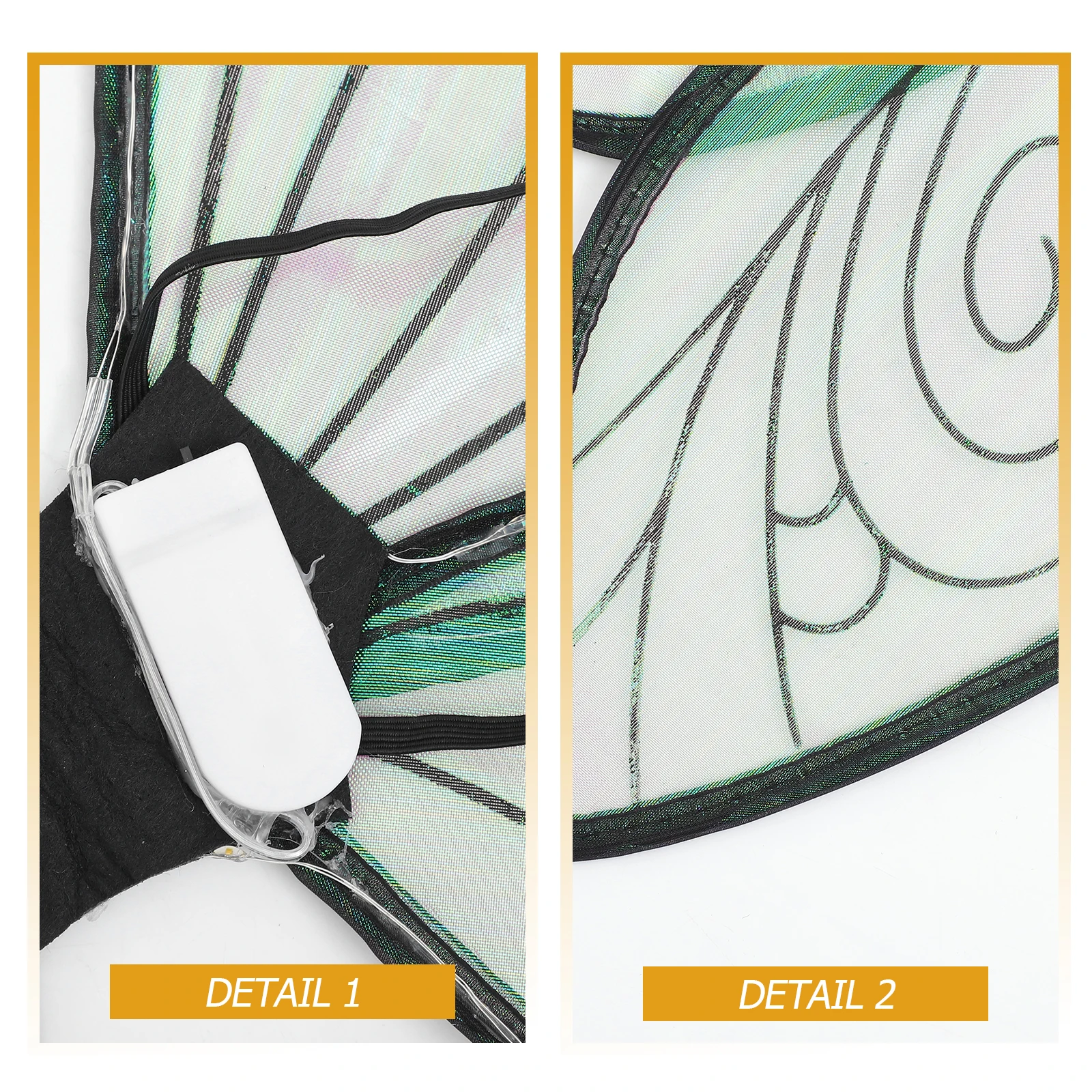 

Glowing Butterfly Wings Light Up Fairy Wing Costume Party Decor For Women Adult Cosplay Photo Props Wings Halloween Party