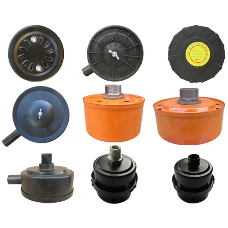 Filtro silenciador de compresor de aire de 1/2 ", 3/8", 1/4", elemento filtrante de compresor de aire sin aceite, accesorios de bomba de aire, filtro de aire