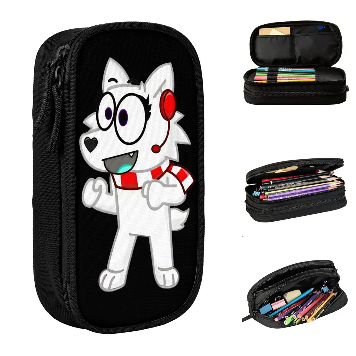 

Пенал для игры Tylers And Snowis, милая сумка для ручек, студенческая большая вместимость, офисные подарки, пеналы