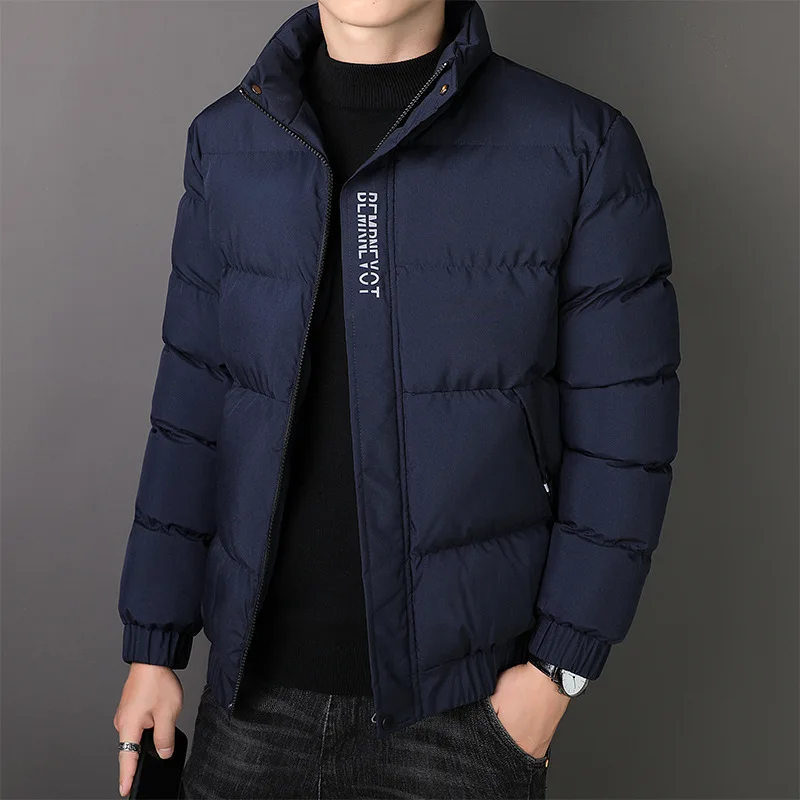 Cotton Jacket Men's Casual Jacket Winter 2023 New Korean Version Trend Thickened Cotton Jacket