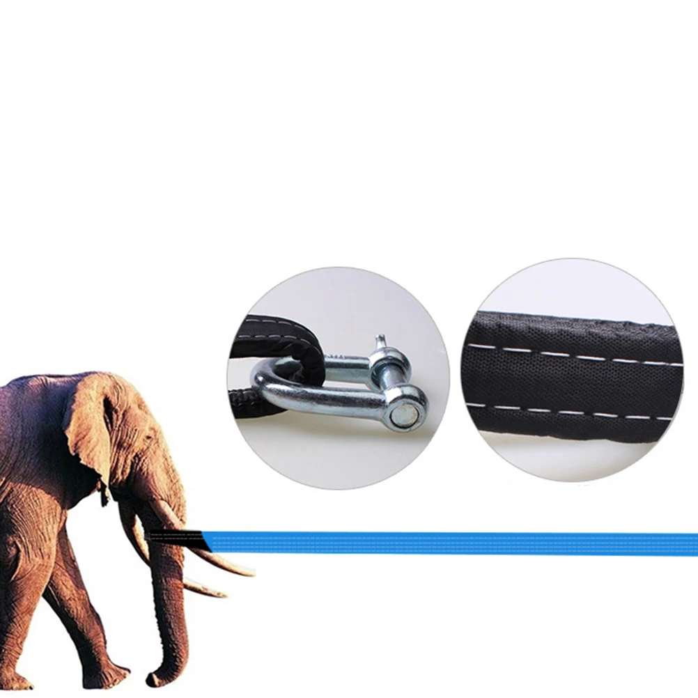 

Tow Rope 17500LB Capacity Polyester Webbing Sling Strap Emergency Towing Safety Hooks Durable Rope Car Accessories