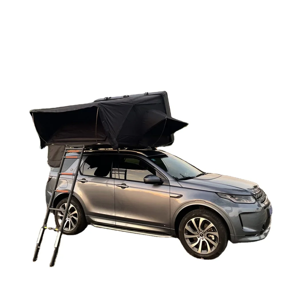 

factory directly supply aluminium hard shell car roof top tent with luggage racks for sale waterproof hard top roof tent