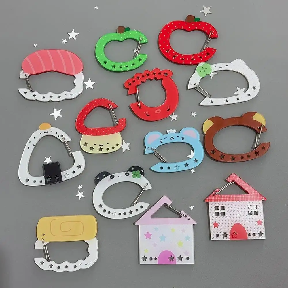 

Милый акриловый очаровательный карабин в корейском стиле, брелок для скрапбукинга Ita, декор для сумки, подвеска для рюкзака, украшение для сумки, пряжка, аксессуары