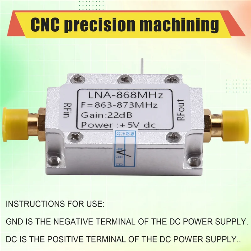B04C-For LNA RF Amplifier Module 868Mhz Low Noise For Image Transmission Range Extender 5V