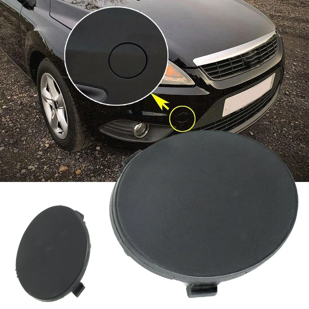 

Black Car Front Bumper Tow Hook Cap Cover Plastic Car Accessories for FORD for FOCUS MK2 C-Max 2007-2011 8M5117A989AA