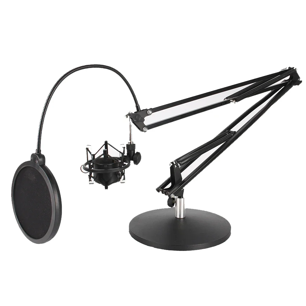 Microphone Cantilever Desktop Mike Holder Table Studio Microfone Stand Recording Mic Arm Professional Microphone Stand