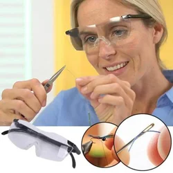 Reading Magnifer Glasses New Integrated Magnifying 1.6 Times and Anti-Blue Light Portable Glasses for The Elderly