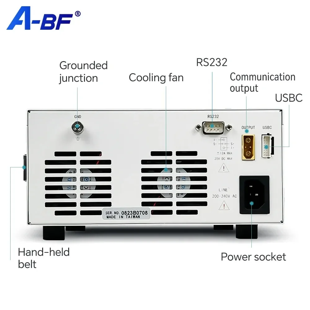 A-BF NE-9830 Series Bidirectional Power Supply/Analog Battery Touch Screen Digital Display High-Precision Electronic Load Meter