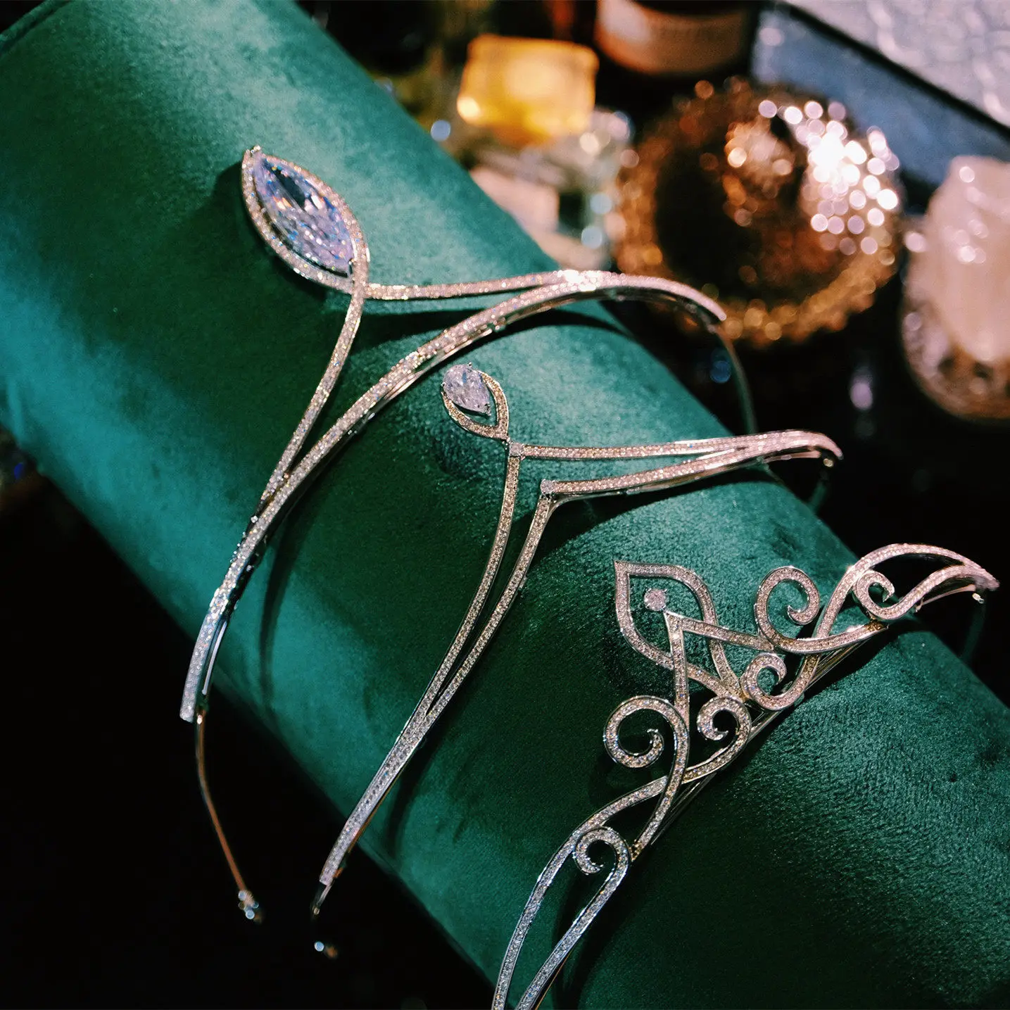 

Французская простая дизайнерская корона для невесты, аксессуар для свадьбы, дня рождения девочки, церемонии, высококачественная кубическая заколка-украшение для волос