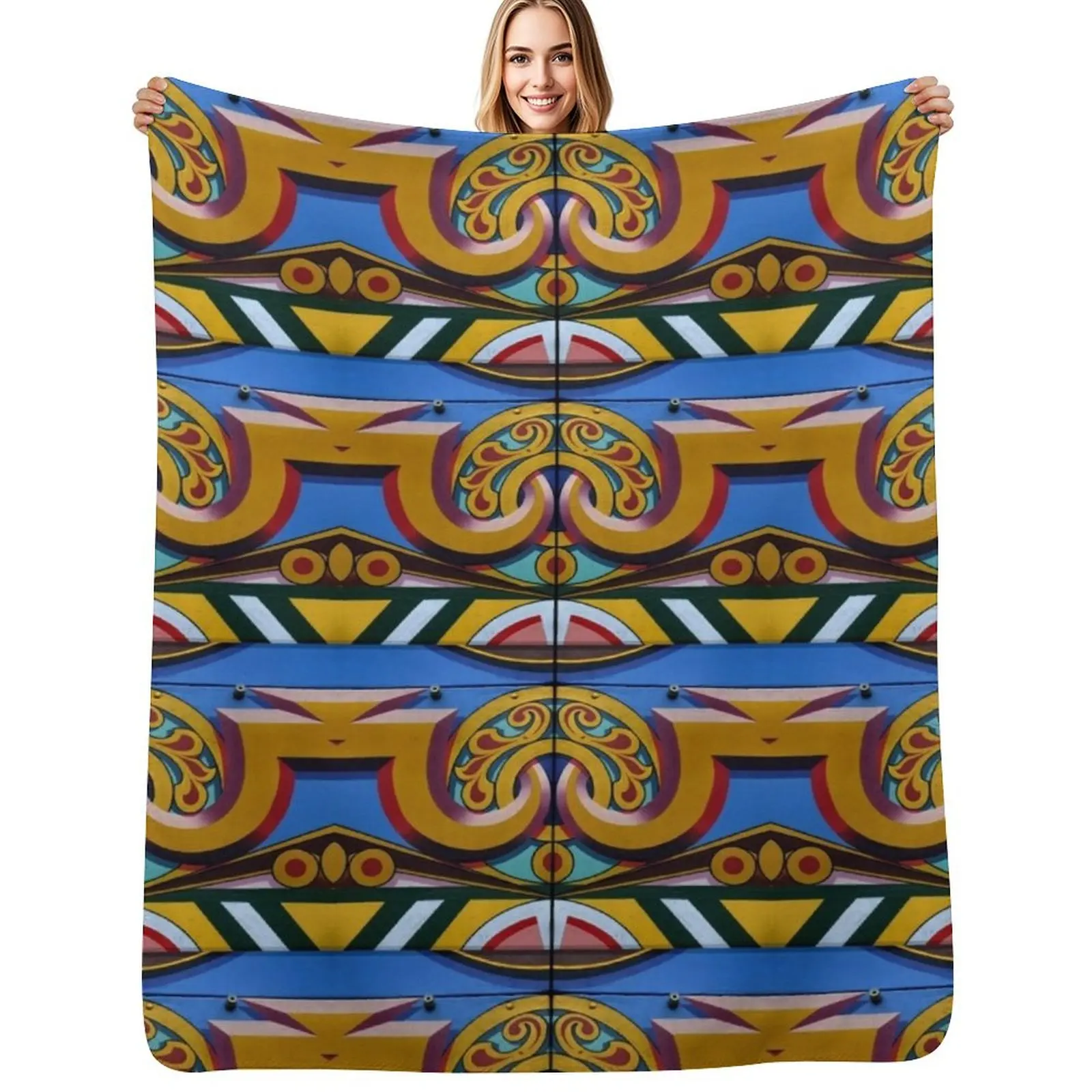 Cyclone Twist Throw Blanket Warm Large Thermals For Travel Furrys wednesday Soft Plaid Blankets