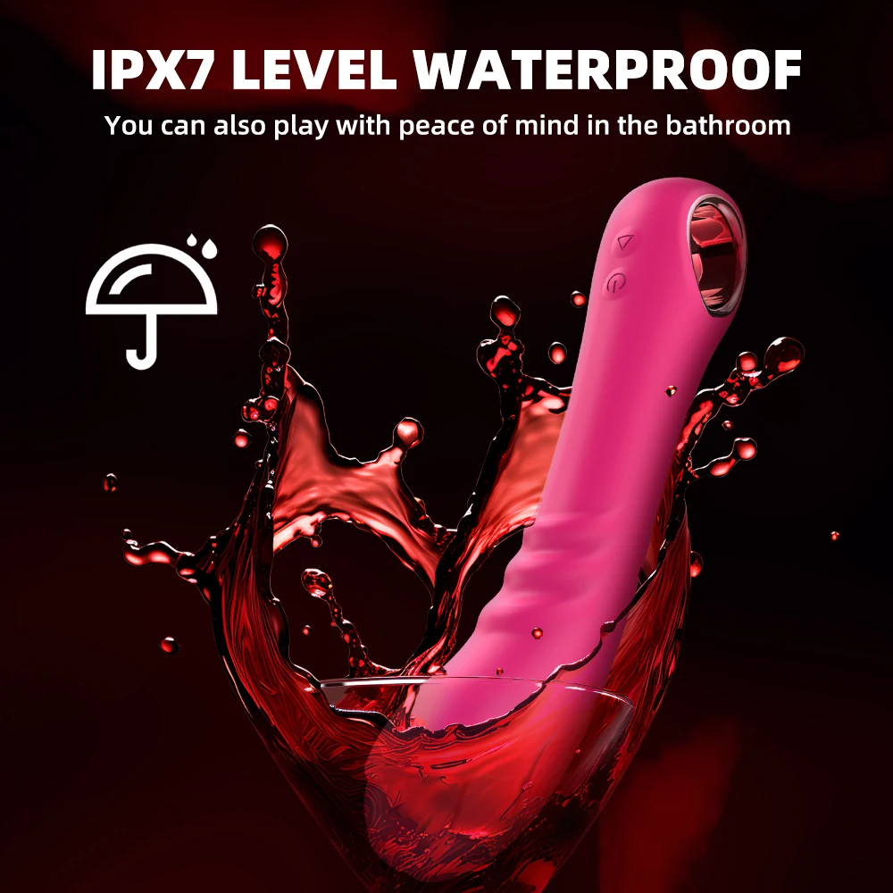 10 Frequency Vibrating Rose Vibrator Dildo Massager Wand Clitoris Stimulator Penis Adult Women Vagina Massage Female Sex Toy view 5