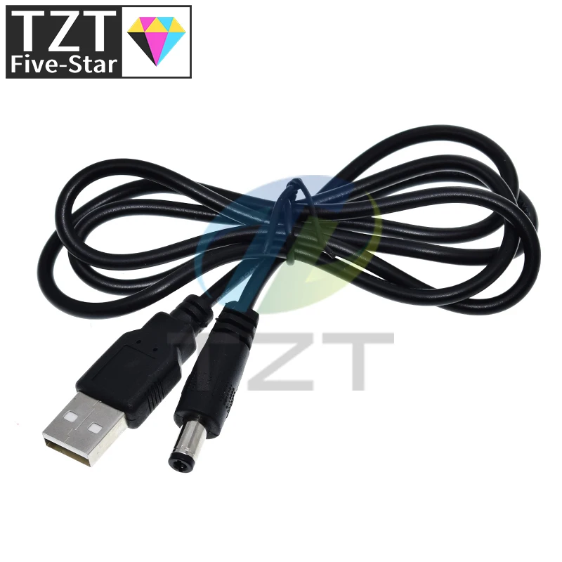 TZT USB Power Boost Line DC 5V to DC 9V / 12V Step UP Module USB Converter Adapter Router Cable 2.1x5.5mm Plug