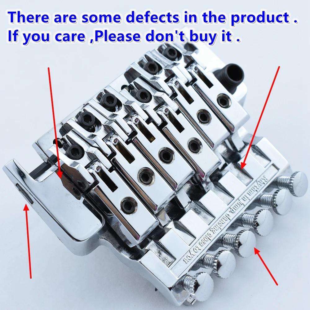 1 Set Chrome Electric Guitar Tremolo System Bridge for Guitar Parts