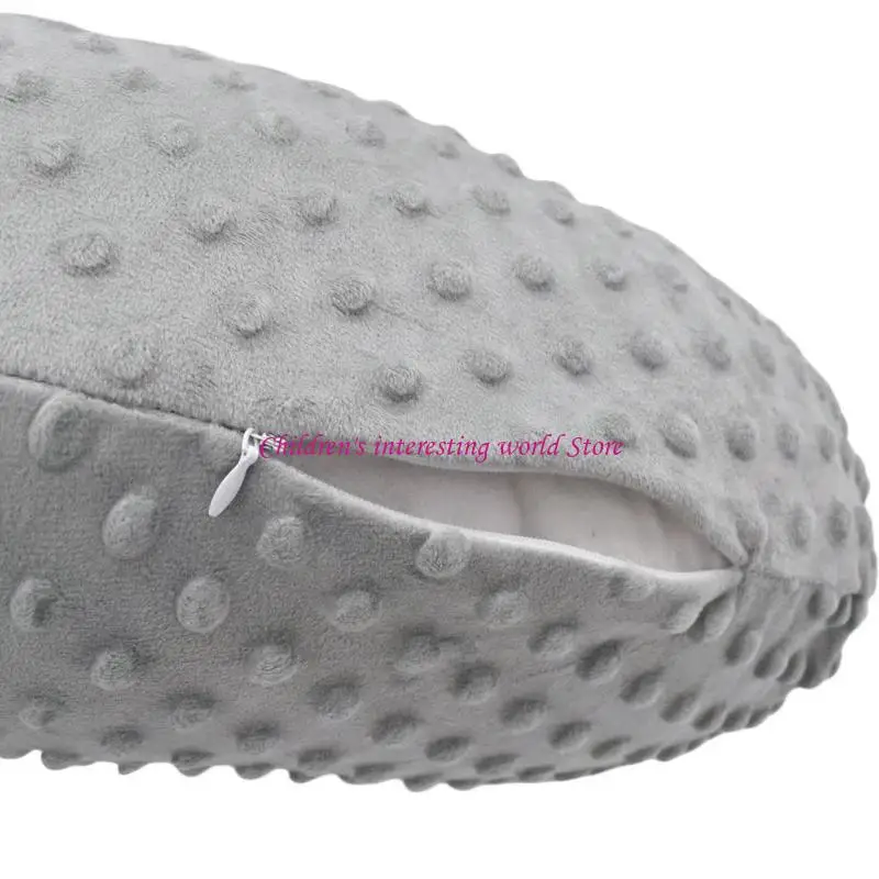 Nursing Pillowcase for Breastfeeding, Soft & Comfortable Baby Pillow Slipcover Breathable Infant Support Cushion Case 425F