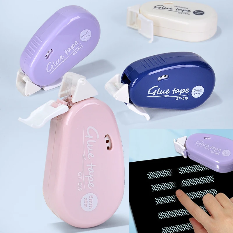 

6 м * 6 мм клейкая лента в горошек DIY Скрапбукинг коллаж фотоальбом двусторонняя клейкая роликовая лента школьные и офисные канцелярские принадлежности