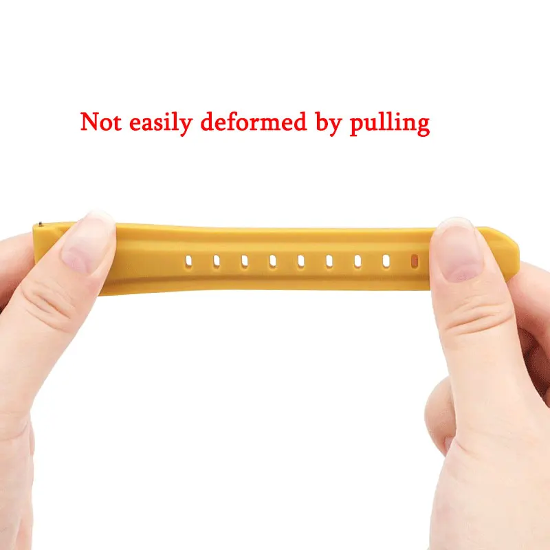 Silikonowy pasek do zegarka 20mm 22mm 24mm 26mm uniwersalny pasek na rękę dla Huawei 1 GT2 Smart Watch bransoletka Galaxy Watch 3 Band