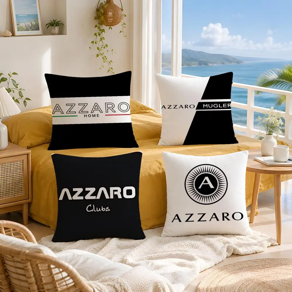 Brand Azzaro Cushion Cover Throw Pillow Short Plush Fresh Natural Cushion for Living Room Sofa Ornament Present Gift