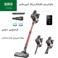 Cordless Vacuum Cleaner Stick Vacuum 30KPA Powerful Suction 400W Lightweight Handheld Vacuum With LED Display Hardwood Floor Car