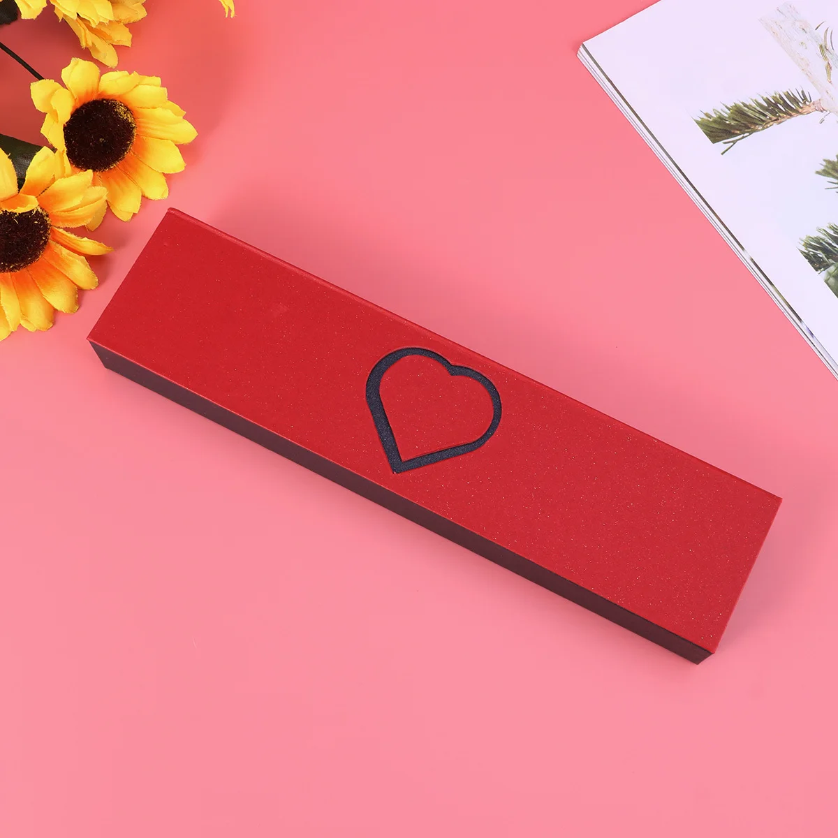 

Шкатулка для драгоценностей с сердечным узором, футляр для хранения ожерелья, коробка для обручальных колец, подарок для предложения, чехол для хранения ювелирных изделий на помолвку