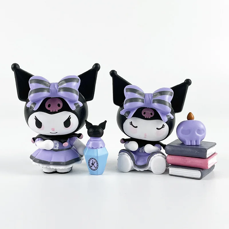 Sanrio Blind Box Cute Cartoon Kuromi Doll Action Figure Model Blind Box Girl&Child Toys Desktop Decoration Holiday Gifts