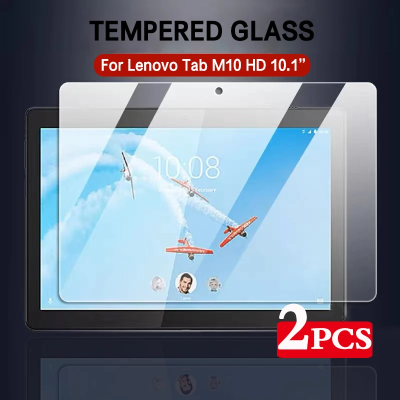 

2PCS Screen Protector For Lenovo Tab M10 HD 10.1'' TB-X605F X505F Protective Film Anti Scratch Clear Tempered Glass