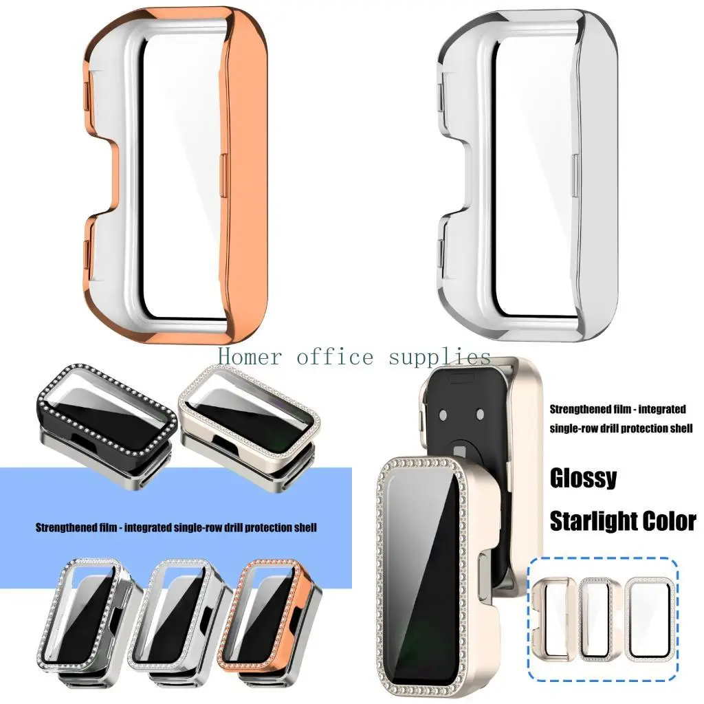 

K43B чехол для умных часов Band 9/8, чехол для ПК, противоударный чехол, круговые защитные чехлы-бамперы