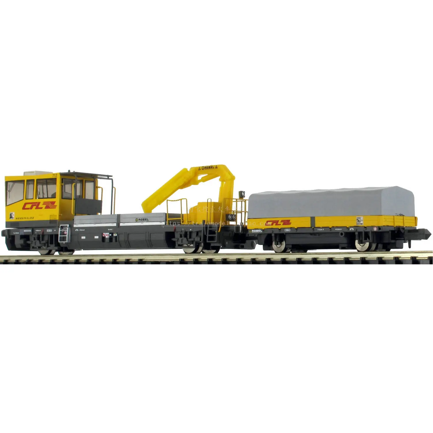 Train Model N Type 1/160 HOBBYTRAIN H23565 Yellow SERSA Track Engineering Vehicle Sixth Generation Train Toy