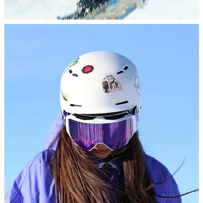 Kapvoe Hot Flip Over Magnetische Photochrome UV400 Schneebrille Ski Herren Schneemobil Antibeschlag Snowboardbrille Damen Skiausrüstung – Detail 31