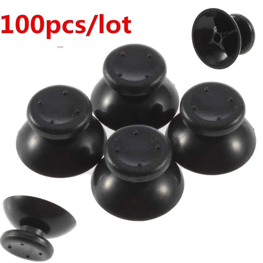 100Pcs 3D Analog Joystick Stick Replacement Module Mushroom Cap For Sony PS4 Playstation 4 5 PS5 Xbox one / 360 Thumbstick Cover