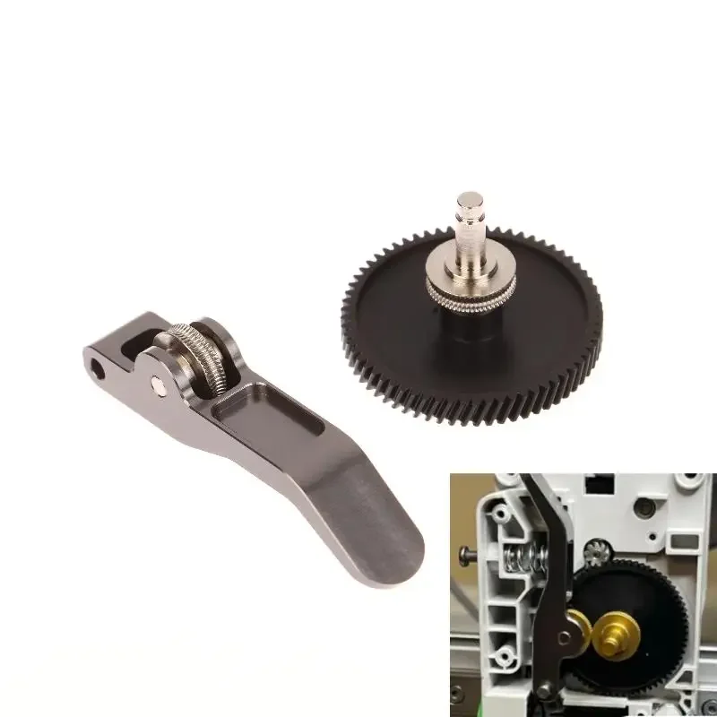 1Set Extruder Gear Assembly DLC Nanocoated Hardened Steel Gear For Bambu Lab A1/A1 Mini 3D Printer