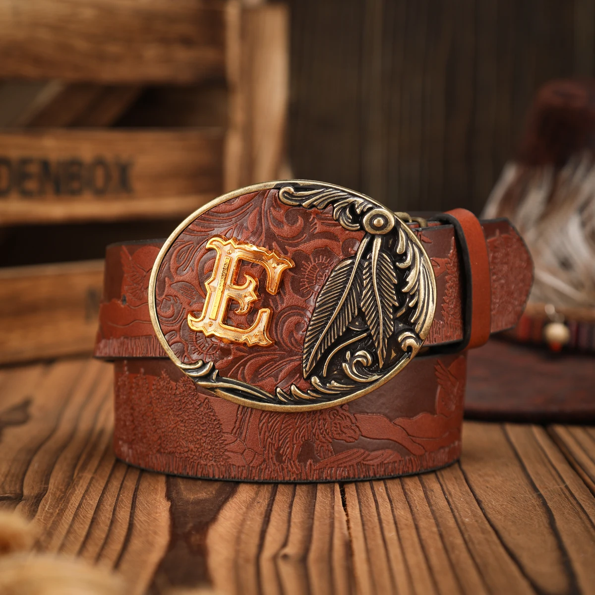 Ein lässiger, individueller und retroartiger Gürtel, ein Kleidungsaccessoire im Western-Stil, Metallschnalle, PU-Gürtel, geeignet für sowohl Männer als auch Frauen – Detail 11