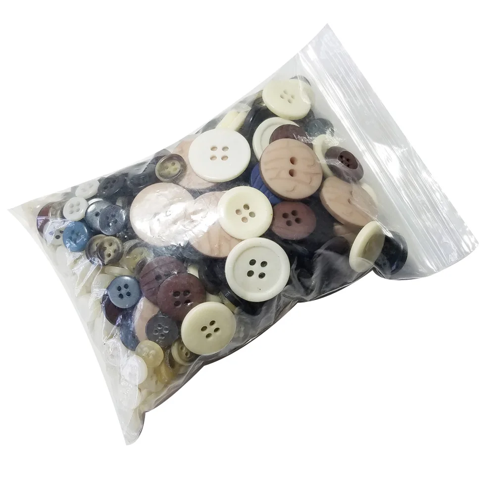 Random mix size and color 200pcs-1000pcs/lot Resin buttons round Plastic buttons for sewing clothing accessories DIY