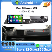 Wireless Carplay For Citroen C5 2008 2009 2010 - 2016 Android AUTO Car Radio Multimedia Player GPS Navigation WIFI DSP Stereo BT