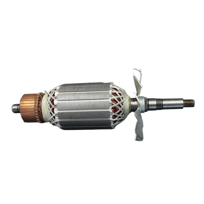 

350/355 Cutting Machine Rotor Armature, 87002 Belt Drive Steel Cutter Motor Replacement Parts
