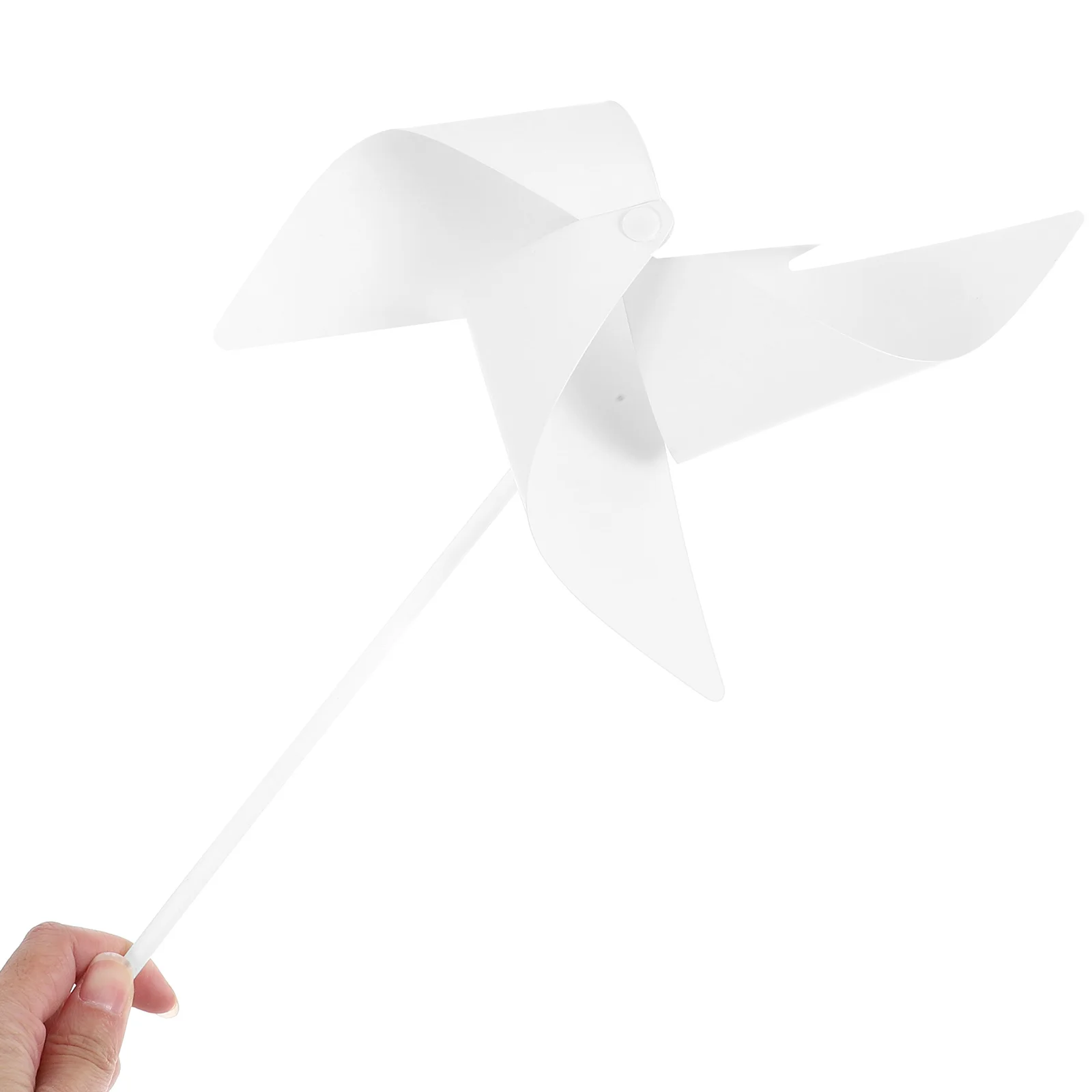 24 Pcs Toys Coloring Pinwheel DIY for Kids Paper Windmill Gift Pinwheels White Drawing Educational Kindergarten Graffiti Child