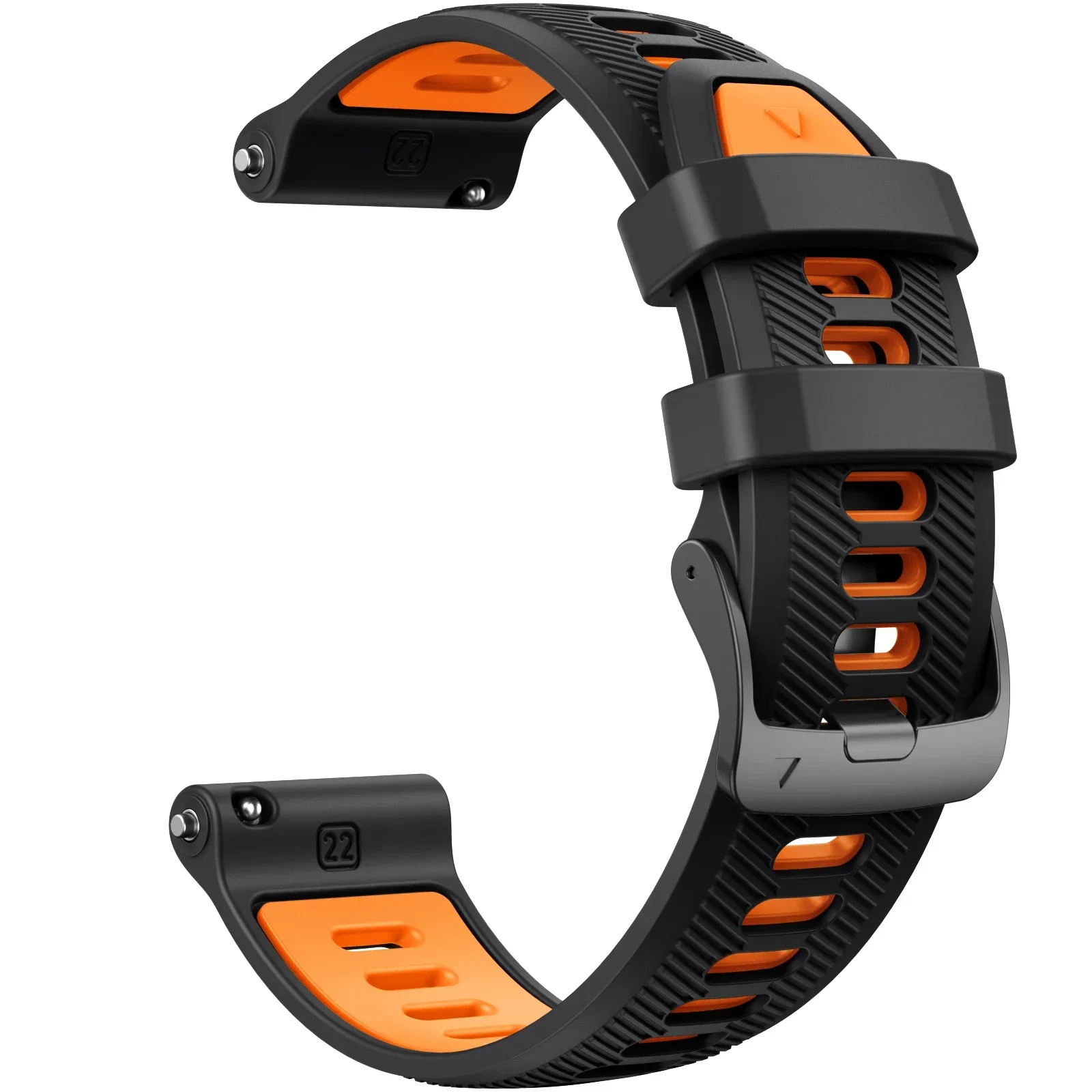 22 مللي متر Garmin الرسمية سيليكون الفرقة سهلة تناسب حزام ل Forerunner 955/945 الأصلي سوار Forerunner 965 حزام ساعة Istinct1 2